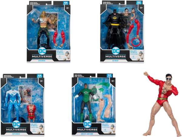 VORBESTELLUNG ! McFarlane Toys DC Build A Plastic Man JLA 7 Inch Actionfiguren Komplett-Set