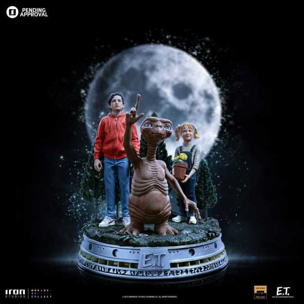 VORBESTELLUNG ! E.T. Der Außerirdische 1/10 E.T., Elliot and Gertie 19 cm Deluxe Art Scale Statue