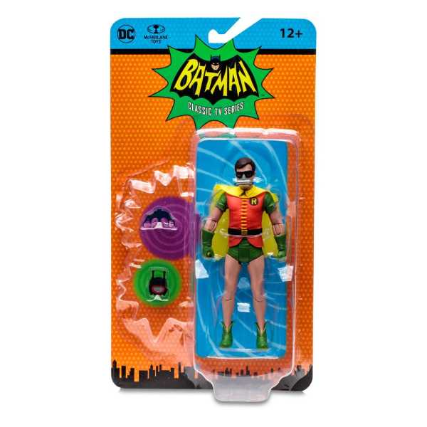 McFarlane Toys DC Retro Batman 66 Robin with Oxygen Mask 15 cm Actionfigur