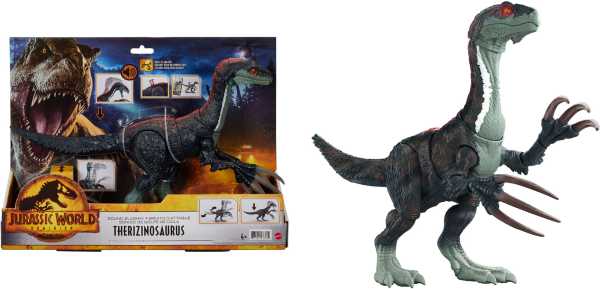 VORBESTELLUNG ! Jurassic World: Dominion Slashin' Therizinosaurus Actionfigur & Sound