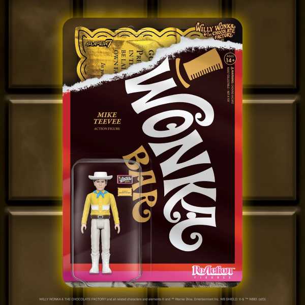 VORBESTELLUNG ! Willy Wonka and the Chocolate Factory Mike Teevee 3 3/4-Inch ReAction Actionfigur