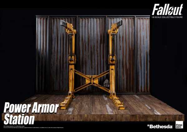 AUF ANFRAGE ! Fallout 1/6 Power Armor Station 70 cm Zubehör-Set für Actionfiguren