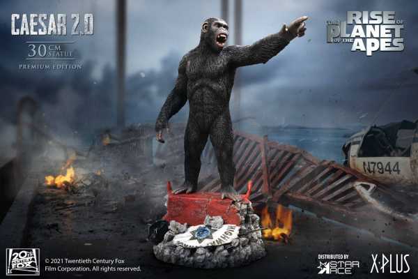 RISE OF THE PLANET OF THE APES (PLANET DER AFFEN) CAESAR 2.0 DELUXE STATUE