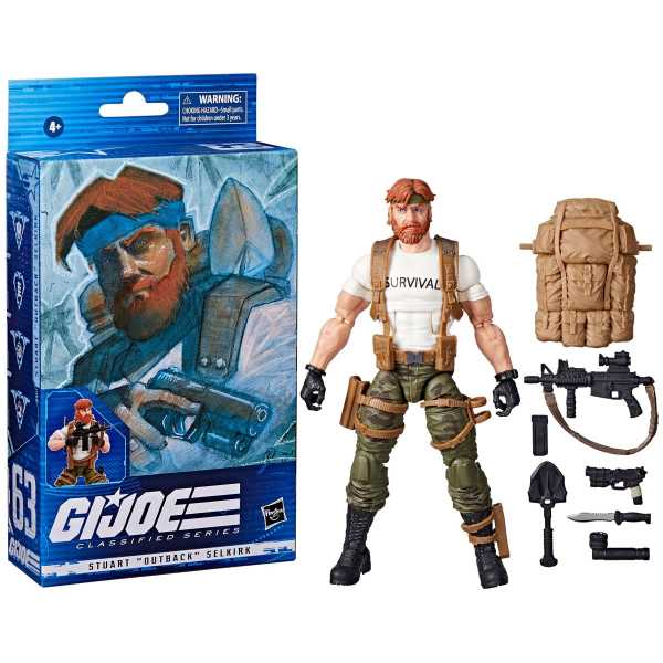G.I. Joe Classified Series Stuart "Outback" Selkirk 6 Inch Actionfigur