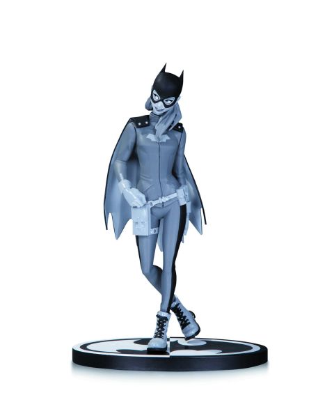 BATMAN BLACK AND WHITE STATUE BATGIRL BY BABS TARR
