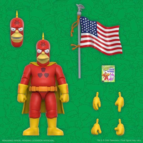 The Simpsons Ultimates Radioactive Man 7 Inch Actionfigur