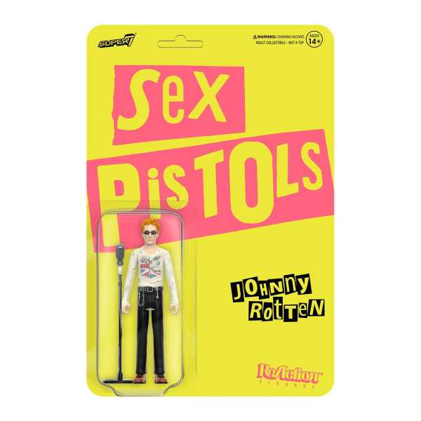 Sex Pistols Johnny Rotten 3 3/4-Inch ReAction Actionfigur