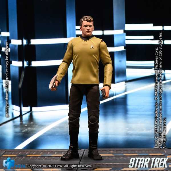 VORBESTELLUNG ! Star Trek Exquisite Mini 1/18 Star Trek 2009 Chekov 10 cm Actionfigur