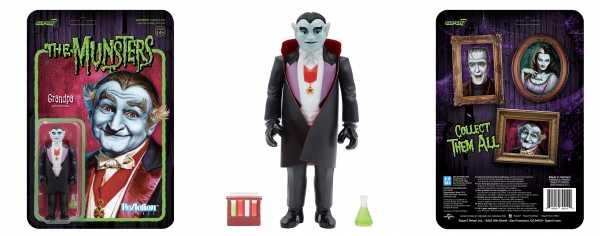 The Munsters Grandpa 3 3/4 Inch ReAction Actionfigur