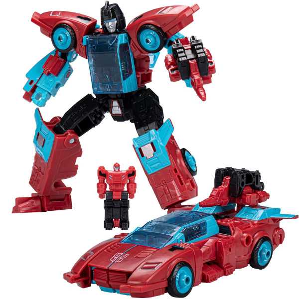 Transformers Generations Legacy Deluxe Autobot Pointblank and Peacemaker Actionfigur