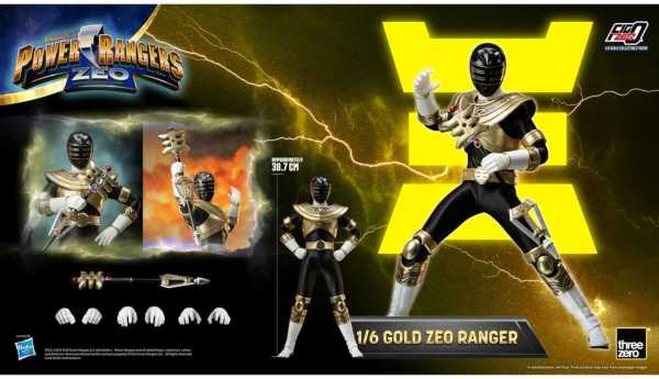 VORBESTELLUNG ! Saban's Power Rangers Zeo FigZero 1/6 Gold Zeo Ranger 30 cm Actionfigur