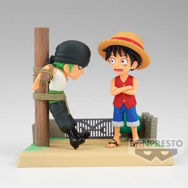 VORBESTELLUNG ! One Piece Monkey D. Luffy and Roronoa Zoro Log Stories World Collectable Figur