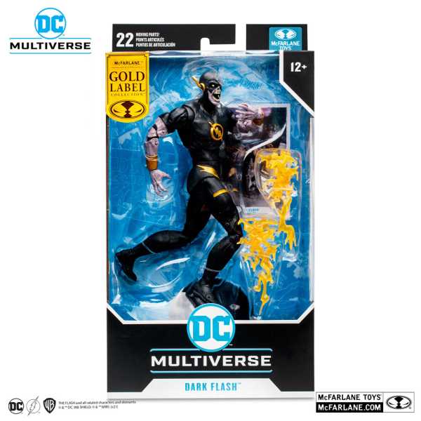 McFarlane Toys DC Multiverse Dark Flash Speed Metal (Gold Label) 18 cm Actionfigur