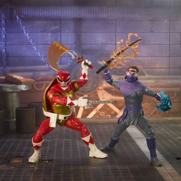 Power Rangers X Teenage Mutant Ninja Turtles Foot Soldier Tommy & Morphed Raphael Actionfiguren Set