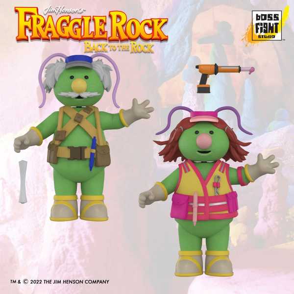 VORBESTELLUNG ! Fraggle Rock (Die Fraggles) Architect and Cotterpin Doozer Actionfiguren 2-Pack