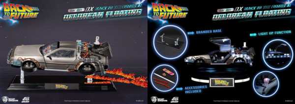 VORBESTELLUNG ! Back to the Future II EAF-005DX Egg Attack Floating DeLorean Statue Deluxe Version