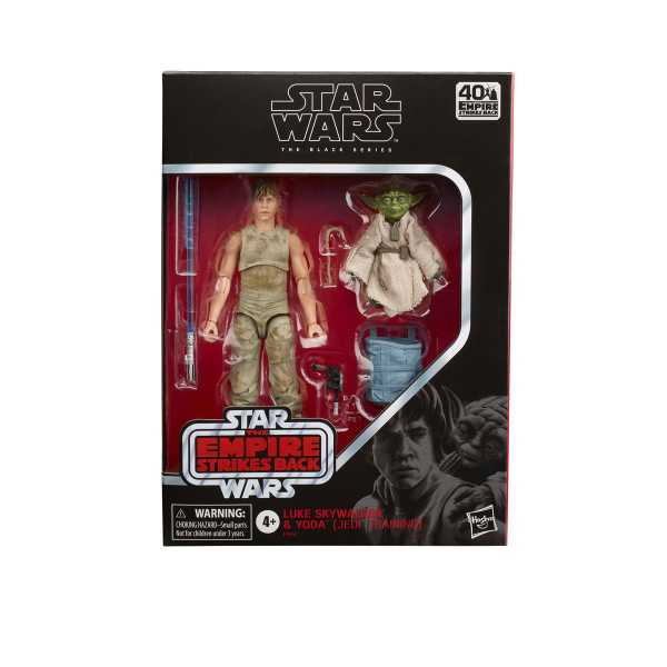 Star Wars The Black Series Luke Skywalker and Yoda (Jedi Training) Actionfigur