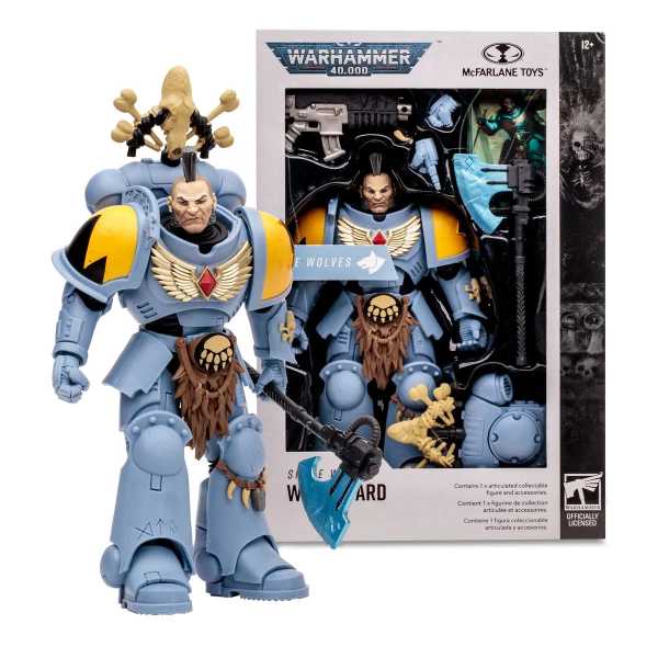 McFarlane Toys Warhammer 40K Space Wolves Wolf Guard 7 Inch Actionfigur