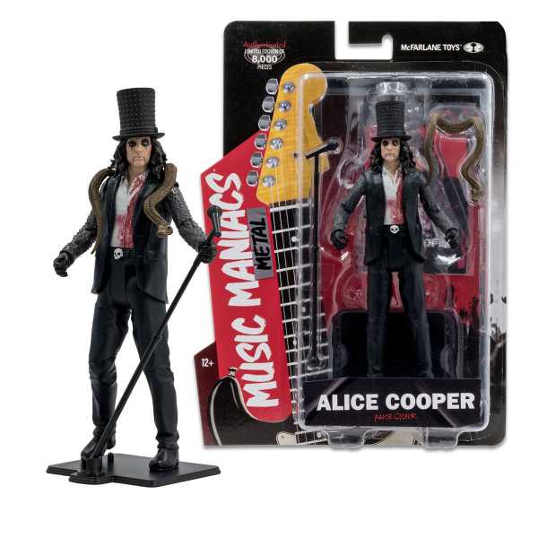 VORBESTELLUNG ! McFarlane Toys Music Maniacs Metal Wave 1 Alice Cooper 6 Inch Actionfigur