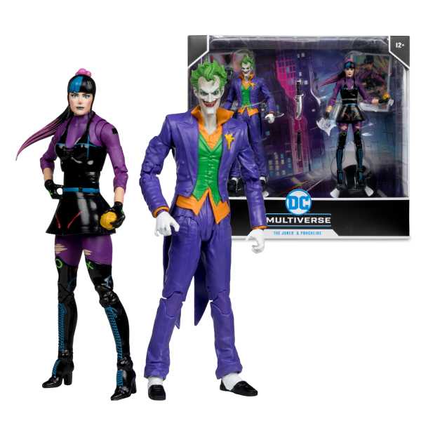 VORBESTELLUNG ! McFarlane Toys DC Multiverse The Joker and Punchline 7 Inch Actionfiguren 2-Pack