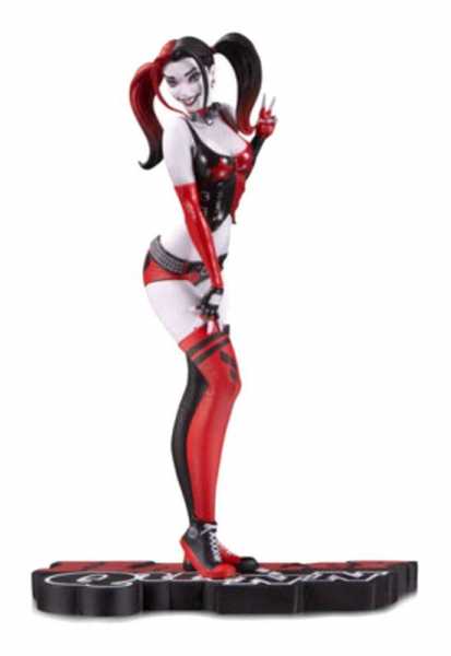 DC Comics Harley Quinn by Scott Campbell 18 cm Red, White & Black Statue