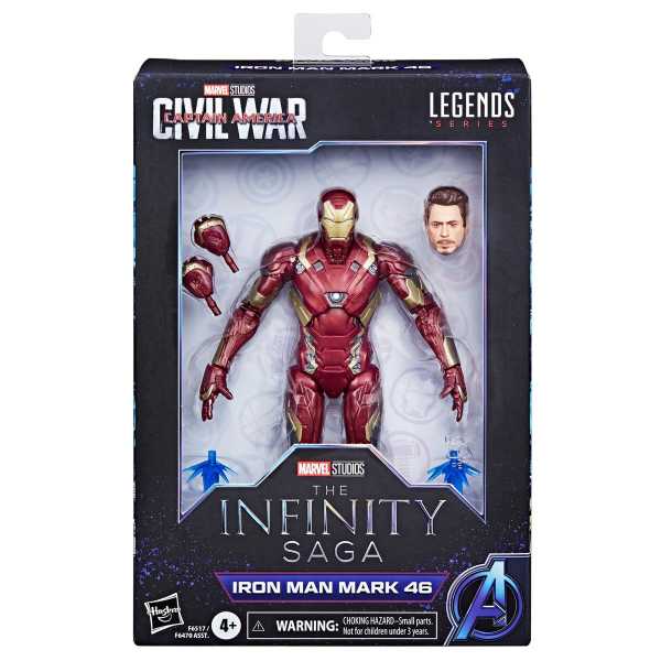 Marvel Legends Infinity Saga Captain America: Civil War Iron Man Mark 46 Actionfigur