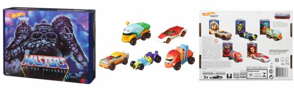 VORBESTELLUNG ! Masters of the Universe Hot Wheels Character Car 5-Pack