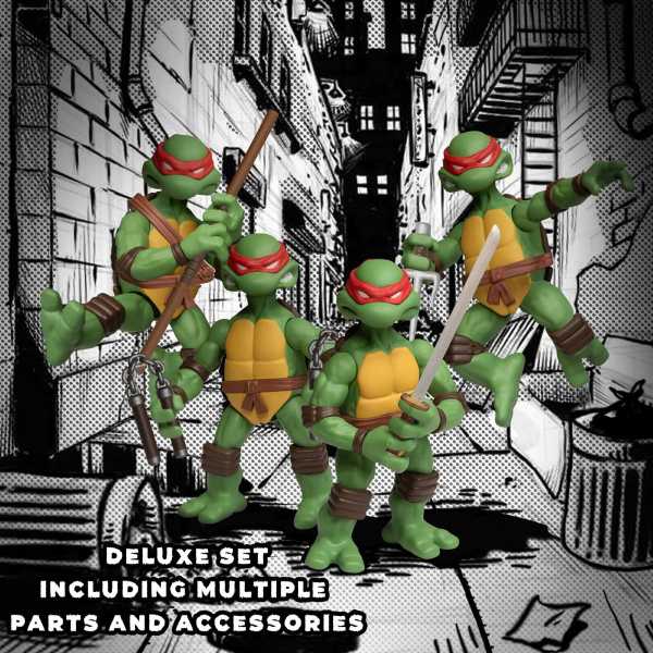 VORBESTELLUNG ! Teenage Mutant Ninja Turtles 5 Points Actionfiguren Deluxe Box Set