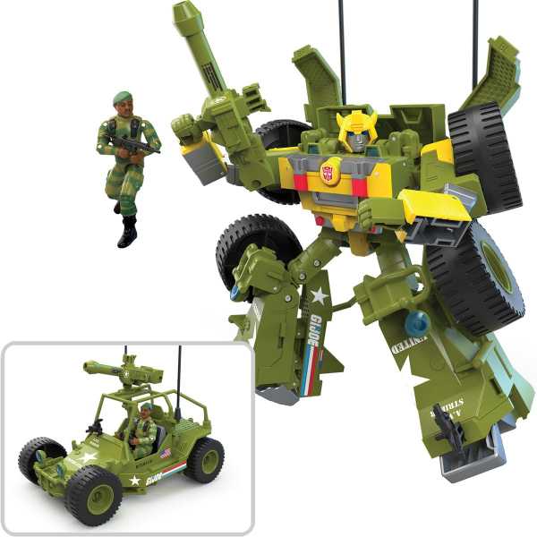 Transformers Collab. G.I. Joe Mash-Up Bumblebee A.W.E. Striker & Lonzo Stalker Wilkinson Actionfigur