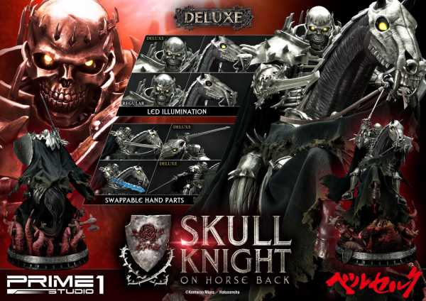 Berserk 1/4 Skull Knight on Horseback 98 cm Statue Deluxe Version