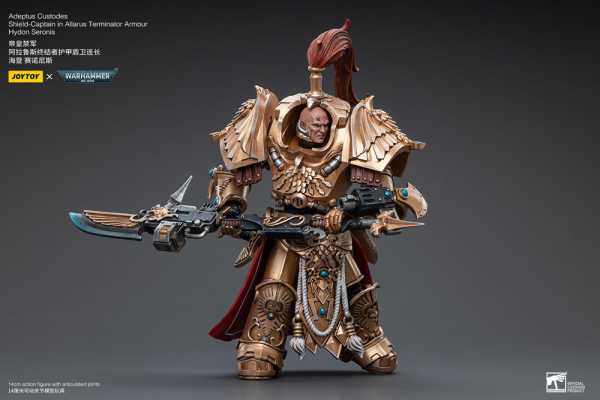 VORBESTELLUNG ! Warhammer 40k Adeptus C. Shield-Captain Allarus Terminator A. H. Seronis Actionfigur