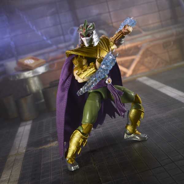 VORBESTELLUNG ! Power Rangers X Teenage Mutant Ninja Turtles LC Morphed Shredder Actionfigur