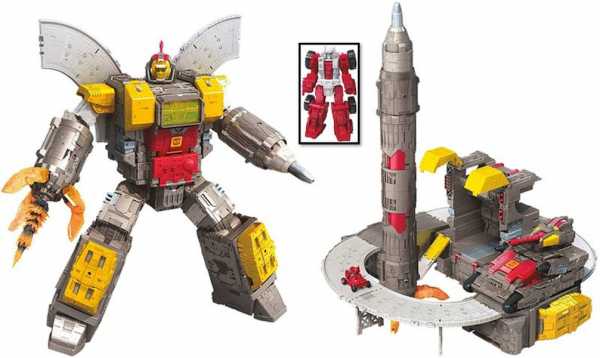 Transformers Generations WFC: Siege Titan Omega Supreme & Micromaster Actionfiguren