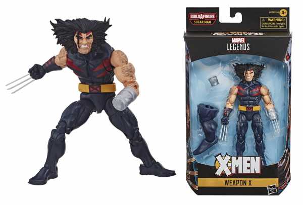 X-Men: Age of Apocalypse Marvel Legends Sugar Man Wave Weapon X 6 Inch BaF Actionfigur