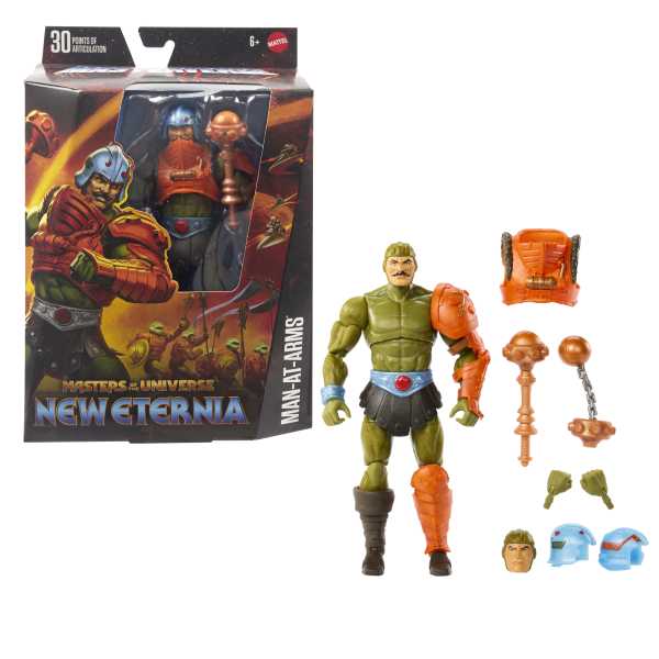 Masters of the Universe Masterverse New Eternia Man-At-Arms Actionfigur US Box