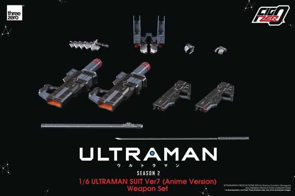 Ultraman FigZero Ultraman Suit Ver7 Anime Version 1:6 Scale Weapon Set