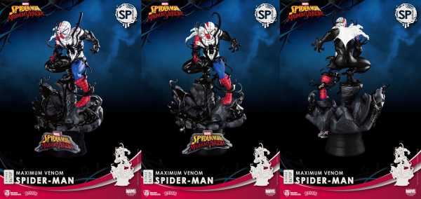 Marvel Comics D-Stage Maximum Venom Spider-Man 16 cm PVC Diorama Special Edition
