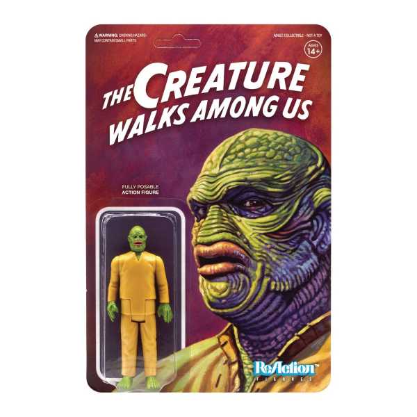 UNIVERSAL MONSTERS THE CREATURE WALKS AMONG US REACTION ACTIONFIGUR