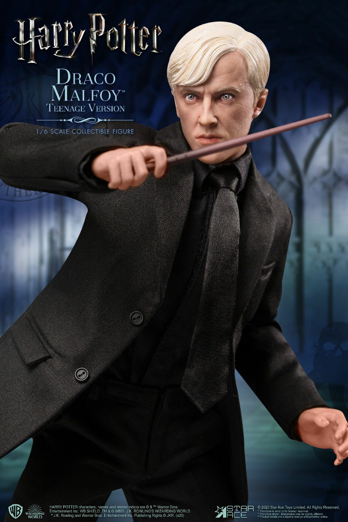 Harry Potter lebensgroßer Pappaufsteller Draco Malfoy Pappfigur 178 cm