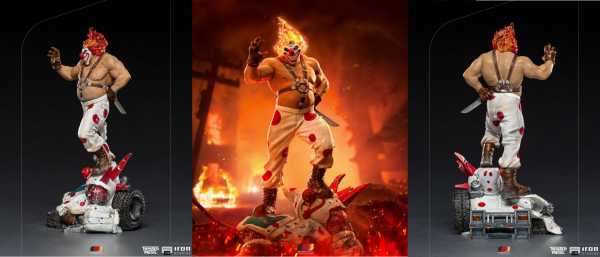 AUF ANFRAGE ! Twisted Metal 1/10 Sweet Tooth 27 cm Art Scale Statue