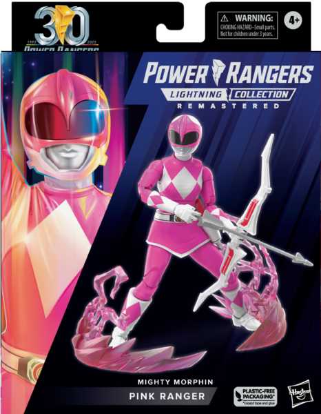 Power Rangers Lightning Coll. Mighty Morphin Pink Ranger Actionfigur Remastered