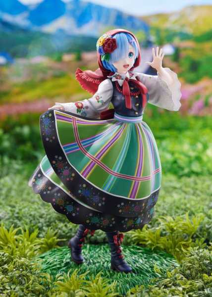 VORBESTELLUNG ! Re:Zero Starting Life in Another World 1/7 Rem Country Dress Version 23 cm Statue