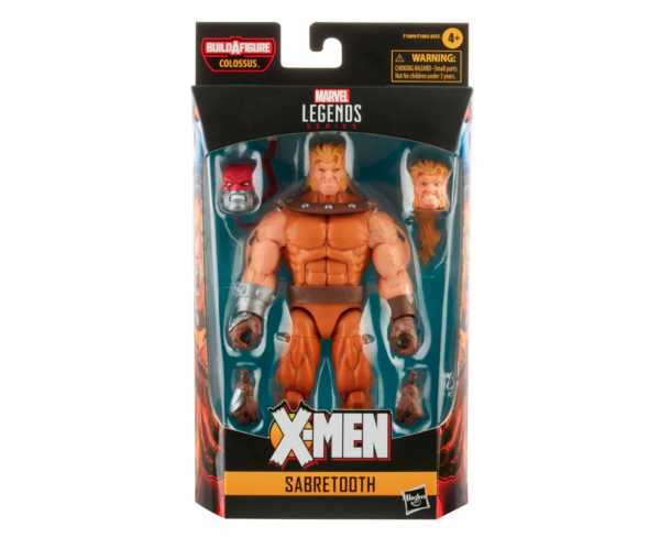 X-Men Age of Apocalypse Marvel Legends Sabretooth 6 Inch BaF Actionfigur