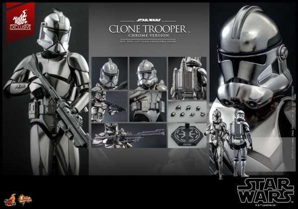 Star Wars 1/6 Clone Trooper (Chrome Version) 2022 Convention Exclusive Actionfigur