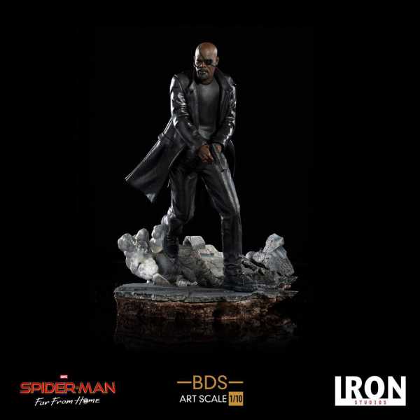 VORBESTELLUNG ! Spider-Man: Far From Home Nick Fury 20 cm Scale 1/10 BDS Art Deluxe Statue