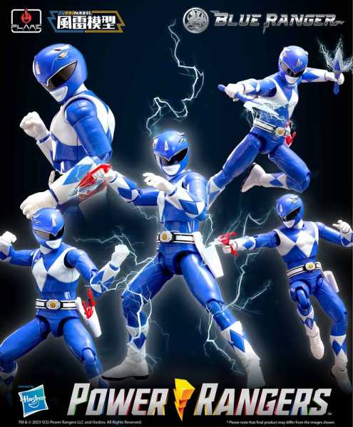 AUF ANFRAGE ! Power Rangers Furai Model Blue Ranger 13 cm Modellbausatz