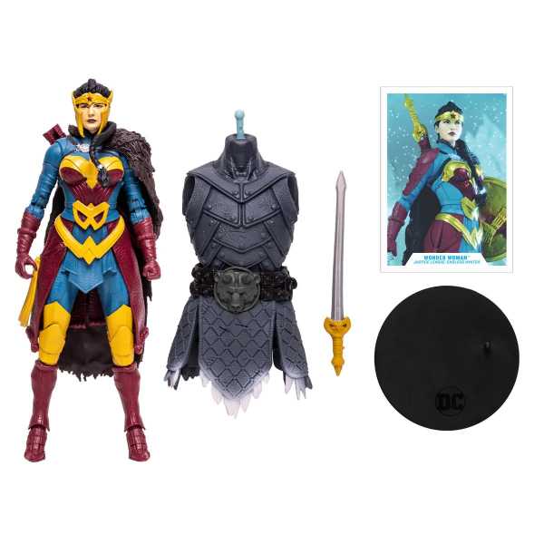 DC Build-A Frost King Endless Winter Wonder Woman 7 Inch Actionfigur