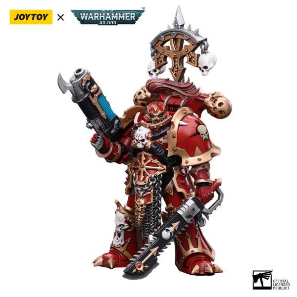 Joy Toy Warhammer 40k 1/18 Chaos Space Marines Crimson Slaughter Brother Karvult Actionfigur