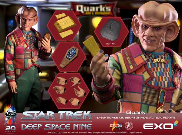 VORBESTELLUNG ! Star Trek: Deep Space Nine Quark 1:6 Scale Actionfigur