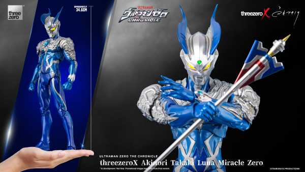 VORBESTELLUNG ! ThreezeroX Akinori Takaki Ultraman Zero Luna Miracle Actionfigur